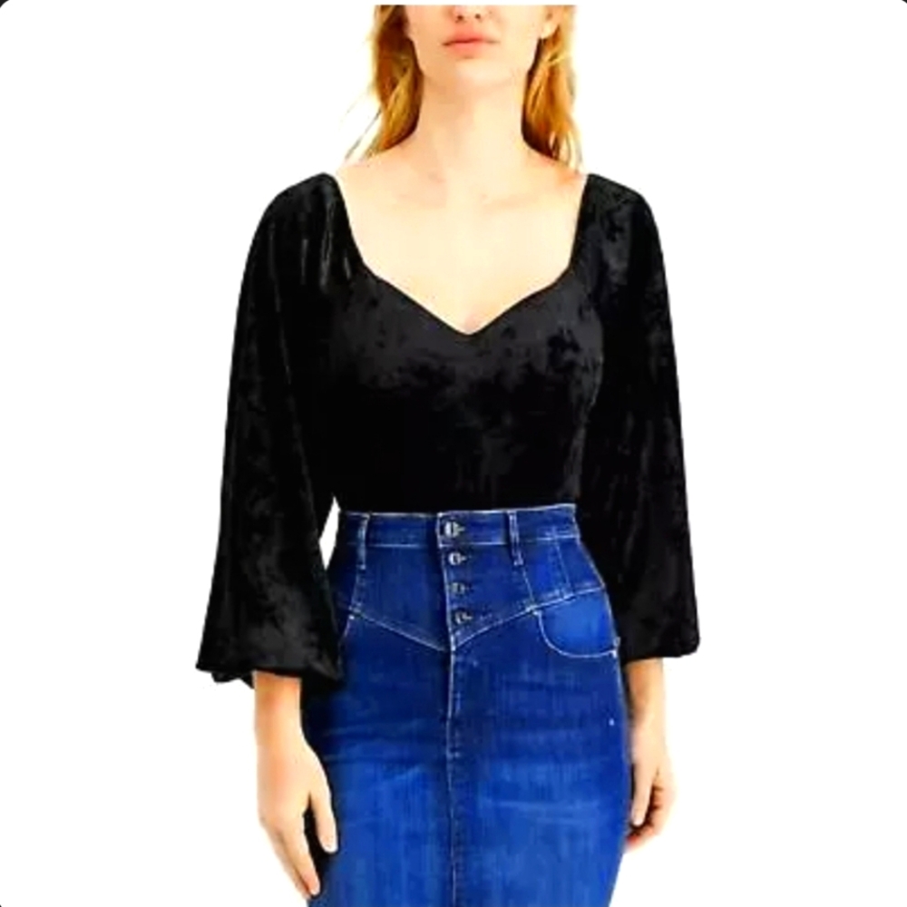 LEYDEN Black Bodysuit, size L, NWT